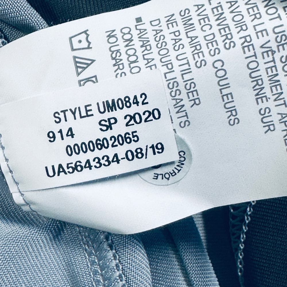 Under Armour Playoff Polo Mens Medium Grey Trine Thunder Ombre Stripe Golf NWT - Picture 9 of 11